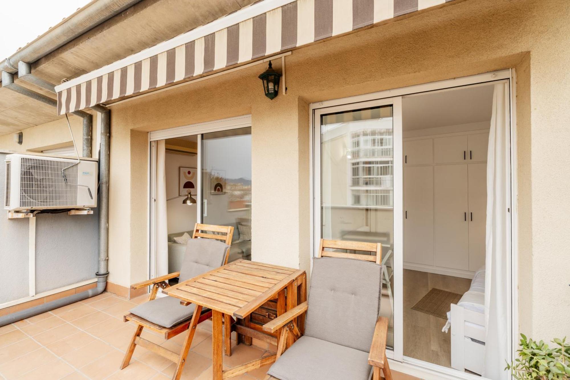 Apartamento Con Dos Grandes Terrazas En Girona Esterno foto